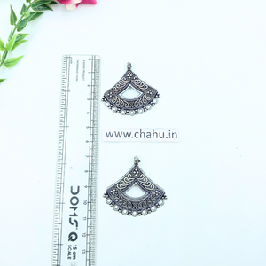 Small Silver Oxidized  Pendent - pack of 5 Pieces