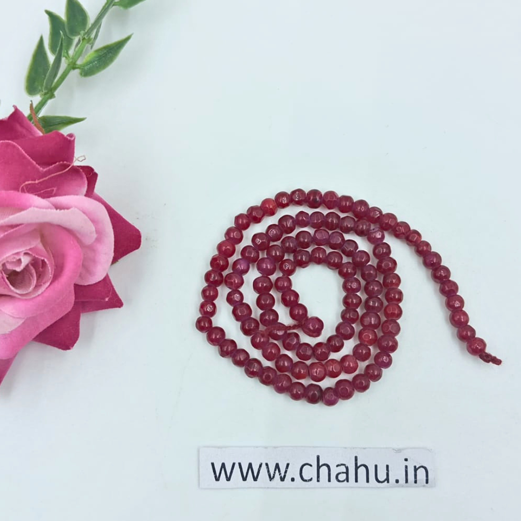 6mm Maroon Hydro Beads - 1 Lines