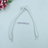 White Cotton Thread Nackrope Dori  -  3 Pieces