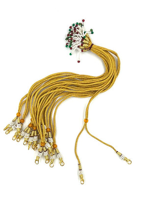 Beaded Golden Back Rope 