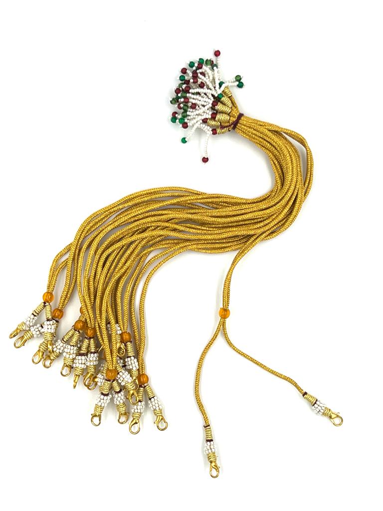 Beaded Golden Back Rope 